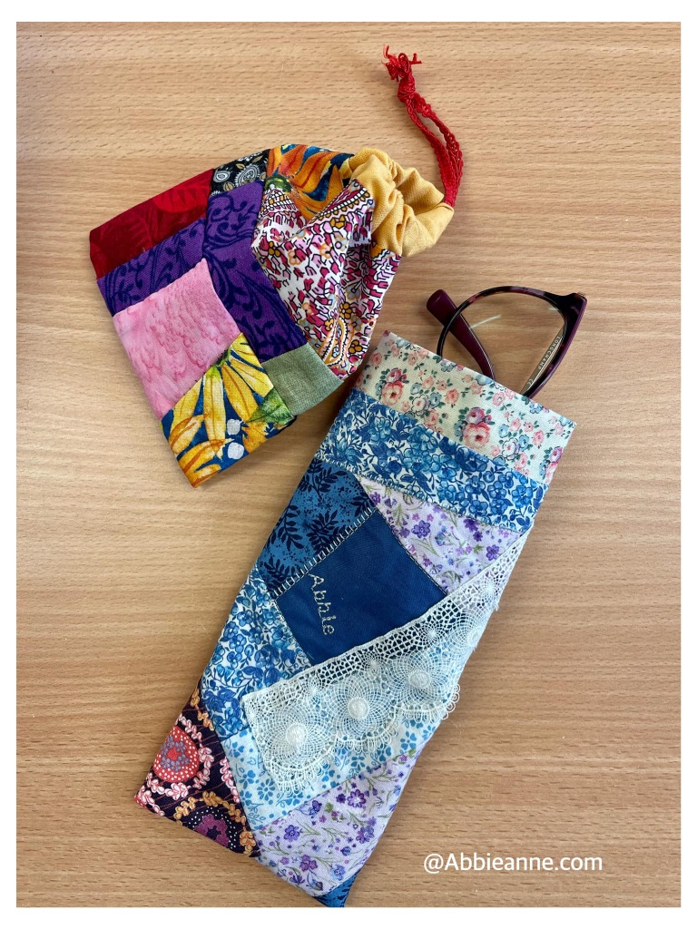 Patchwork scrap bag