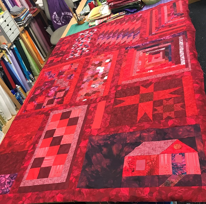 Rubies Mystery Sampler Quilt - RUBIES Part Only