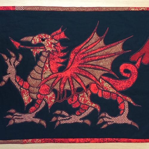 Completed wall hanging