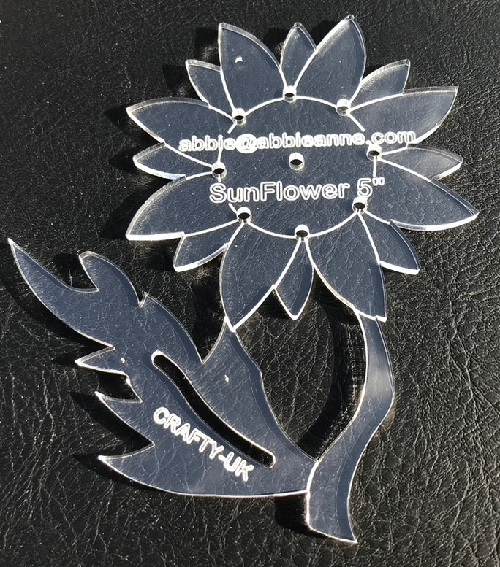 Sunflower template