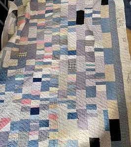 Antique 'Feed-sack' Quilt