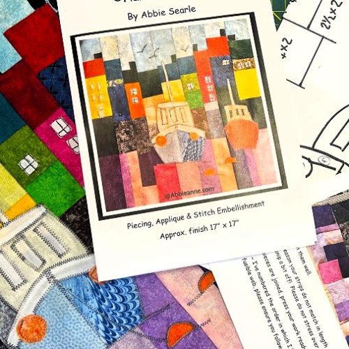 Harbour Block 17"x 17"- patchwork & applique