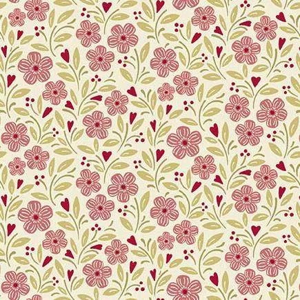 Cottage Garden - warm white - Andover Fabrics