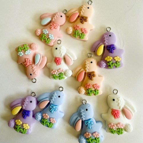 Easter / Baby fripperies - mixed charms x 10