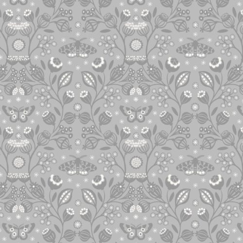 Winter Botanicals - Lewis & Irene - A786-1 - Grey/pearl