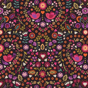 Little Matryoshka - Little Bird -  Lewis & Irene - A570-3 Black