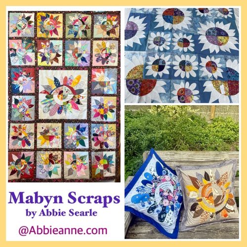 Mabyn Scraps (applique block pattern) by Abbieanne