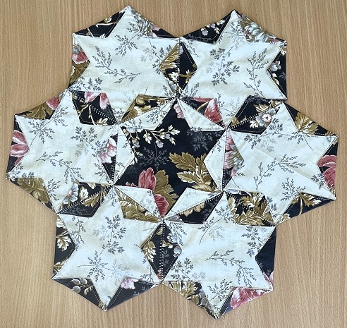 Folded Star Patchwork 5" Template with ruler