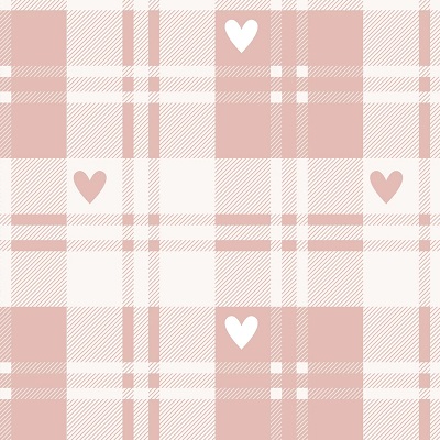 Keepsake Bears Toybox Treasures - Pink Check