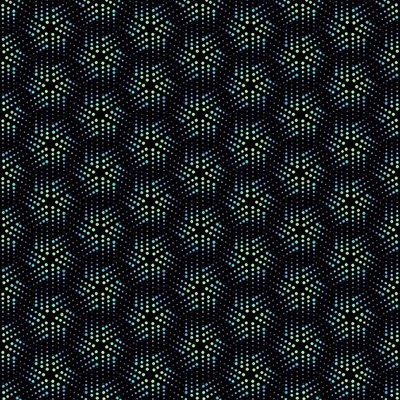 In The Beginning Fabrics: La Luna – Bursts Black