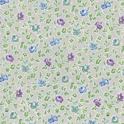 Andover Fabrics: Sweet Things – Gray Climbing Rose