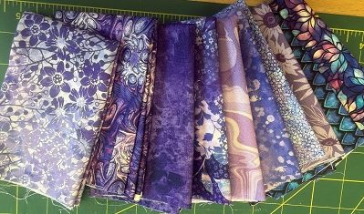 Purples! - 10 Fat Quarter bundle
