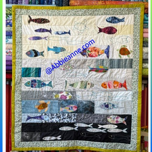 Here's a Little Fishy... quilt pattern designed by Abbie Searle