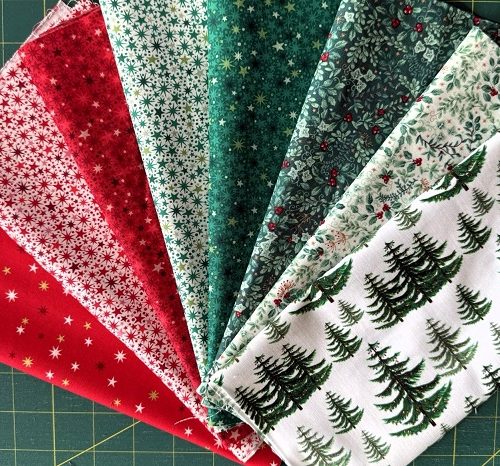 Nutcracker & stars - Makower - 9 x Fat Quarter bundle (8)