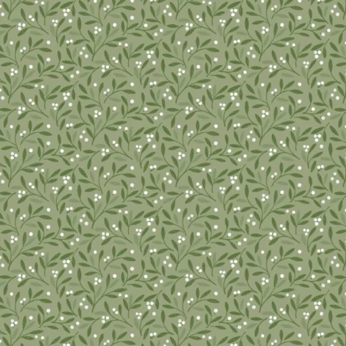 Lewis & Irene Winters Garden - Mistletoe Charms - light green CC75.2