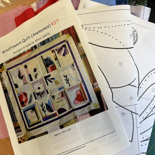 Windflowers Quilt (Anemones) - KIT - fabric &pattern- by Abbie Searle